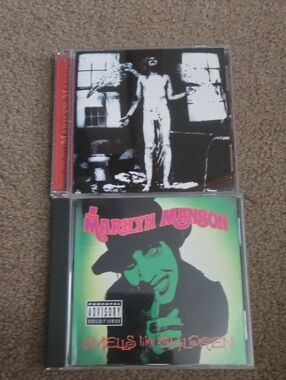 Marilyn Manson "Smells Like Children" CD — Green/Black